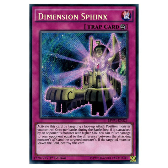 Yu-Gi-Oh! - Yu-Gi-Oh! The Dark Side of Dimensions Movie Pack Secret Edition - Dimension Sphinx (Secret Rare) MVP1-ENS23