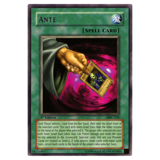 Yu-Gi-Oh! - Magician\'s Force - Ante (Rare) MFC-034