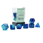 Chessex - Gemini - Polyhedral 7-Die Set -  Blue/light blue