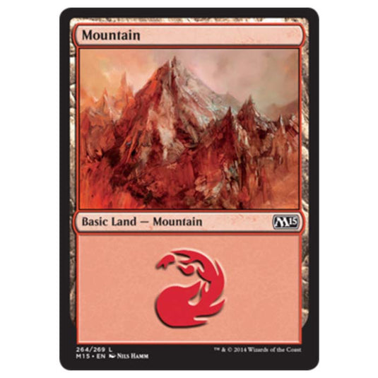 Magic the Gathering - M15 Core Set - Mountain - 264/269 - (Foil)