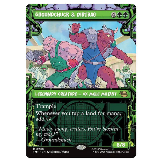 Magic The Gathering - Teenage Mutant Ninja Turtles - Groundchuck & Dirtbag - 0238