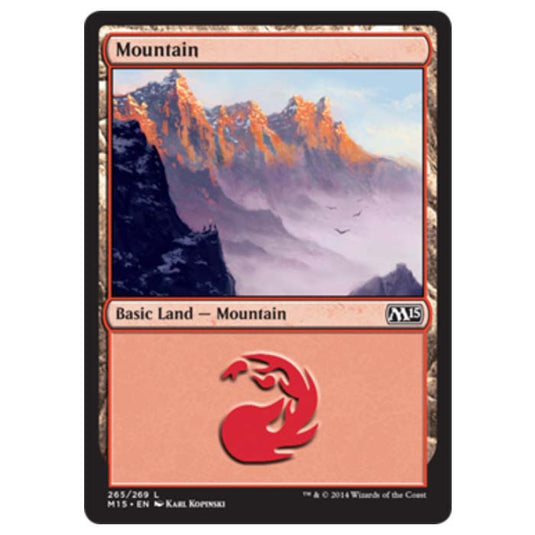 Magic the Gathering - M15 Core Set - Mountain - 265/269