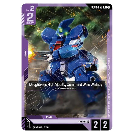 Gundam Card Game - GD-04: Phantom Aria - Daughtress High Mobility Command Wise Wallaby (C) - GD04-059