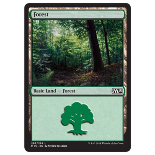 Magic the Gathering - M15 Core Set - Forest - 267/269