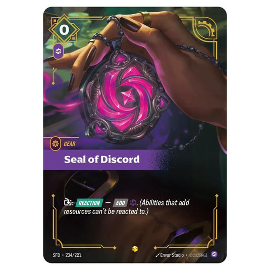 Riftbound: League of Legends TCG - Spiritforged - Seal of Discord - 234/221
