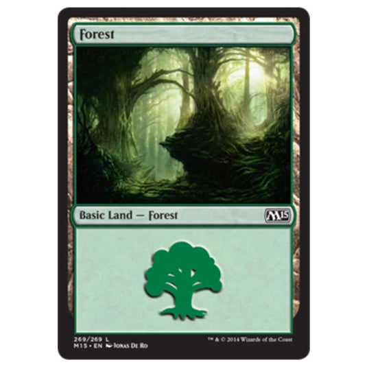 Magic the Gathering - M15 Core Set - Forest - 269/269