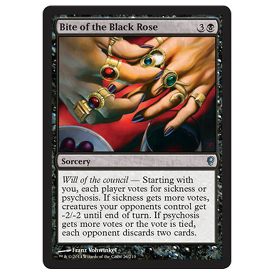 Magic the Gathering - Conspiracy - Bite of the Black Rose - 26/210