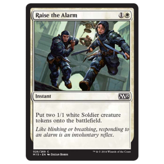 Magic the Gathering - M15 Core Set - Raise the Alarm - 26/269