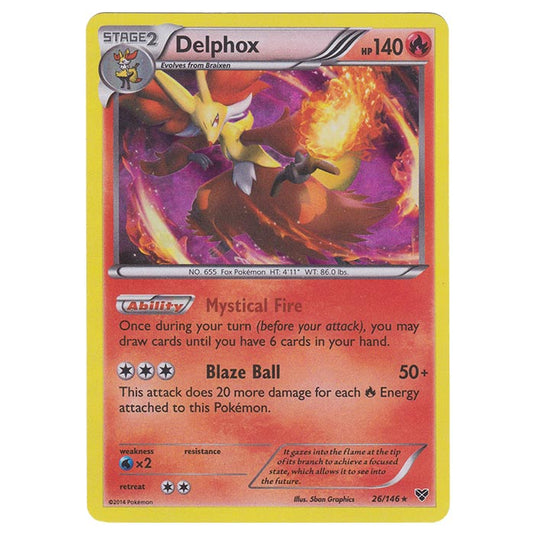 Pokemon - XY Base Set - Delphox - 26/146