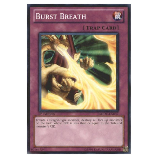 Yu-Gi-Oh! - Dragons Collide Structure Deck - Burst Breath (Common) SDDC-EN037