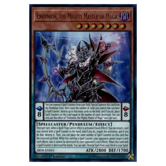 Yu-Gi-Oh! - Structure Deck - Order of the Spellcasters - Endymion, the Mighty Master of Magic (Ultra Rare) SR08-EN001