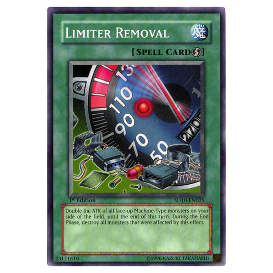 Yu-Gi-Oh! - Structure Deck - Machine Re-Volt - Limiter Removal (Common Yu-Gi-Oh! - Structure Deck - Machine Re-Volt - Limiter Removal (Common