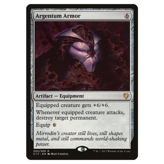 Magic The Gathering - Commander 2017 - Argentum Armor - 202/309