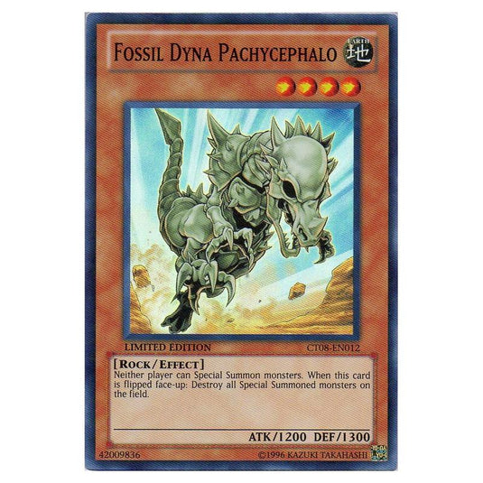 Yu-Gi-Oh! - Collectible Tins 2011 Wave 2 - Fossil Dyna Pachycephalo (Super Rare) CT08-EN012