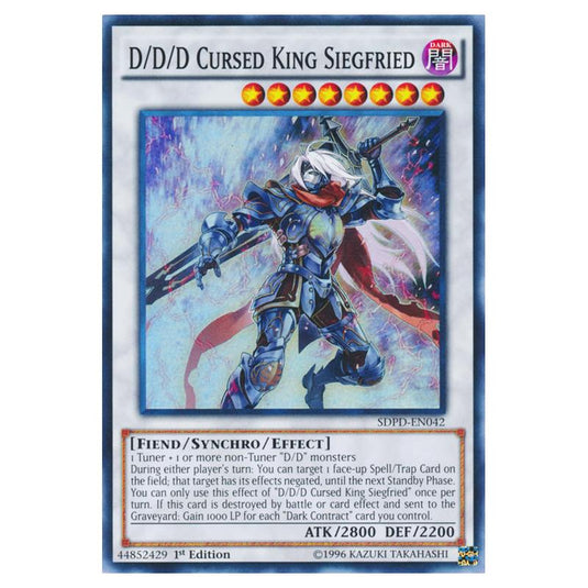 Yu-Gi-Oh! - Pendulum Domination Structure Deck - D/D/D Cursed King Siegfried (Super Rare) SDPD-EN042