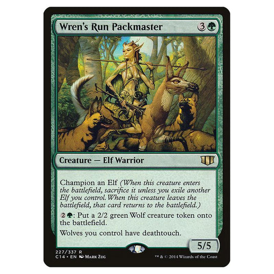 Magic The Gathering - Commander 2014 - Wren\\'s Run Packmaster - 227