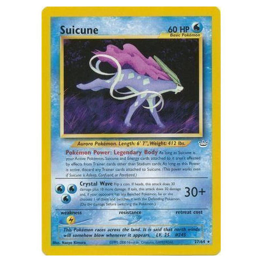 Pokemon - Neo Revelation - Suicune - 27/64/64