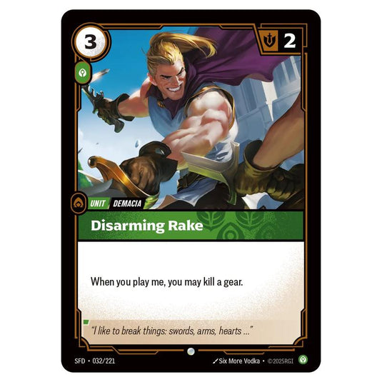 Riftbound: League of Legends TCG - Spiritforged - Disarming Rake - 032/221