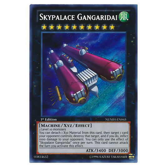 Yu-Gi-Oh! - Number Hunters - Skypalace Gangaridai (Secret Rare) NUMH-EN045