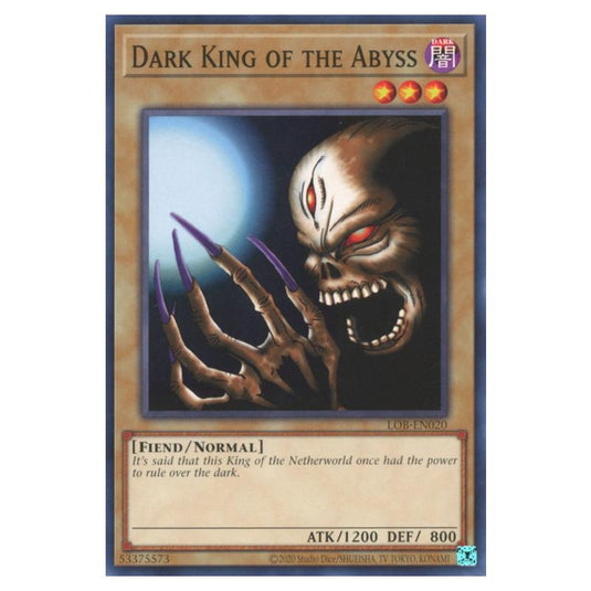 Yu-Gi-Oh! - Legend of Blue Eyes White Dragon (25th Anniversary Edition) - Dark King of the Abyss (Common) - LOB25-EN020