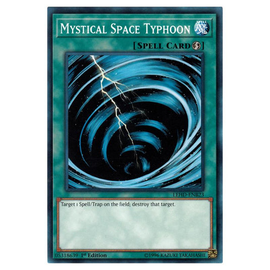 Yu-Gi-Oh! - Legendary Hero Decks - Mystical Space Typhoon (Common) LEHD-ENB23
