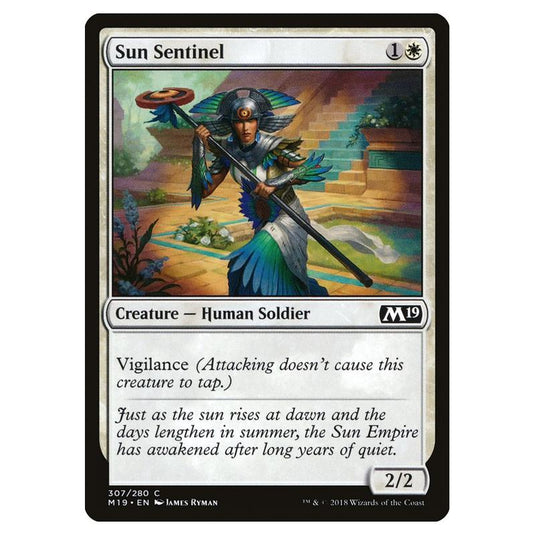Magic the Gathering - Core Set 2019 - Sun Sentinel - 307/280