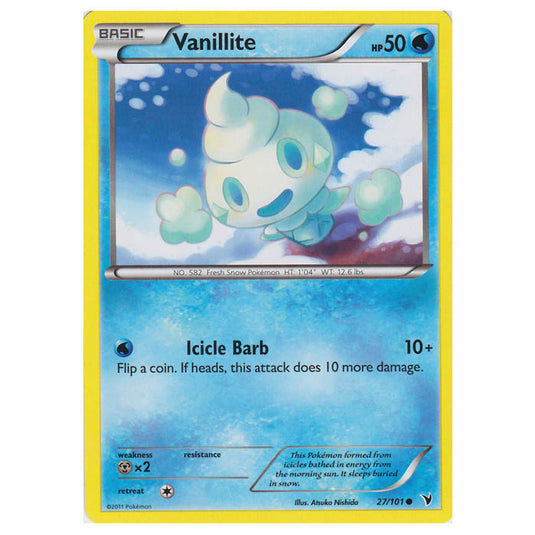 Pokemon - Black & White - Noble Victories - Vanillite 27/101