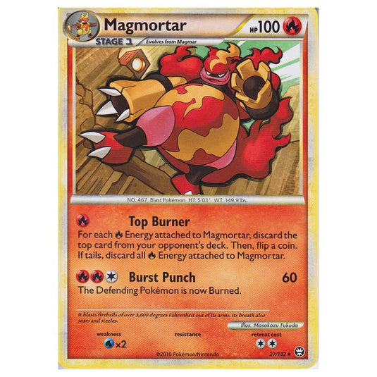 Pokemon - HGSS - Triumphant - Magmortar 27/102