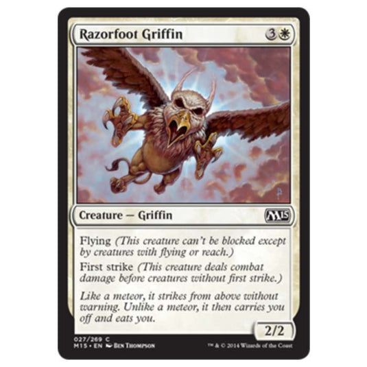 Magic the Gathering - M15 Core Set - Razorfoot Griffin - 27/269