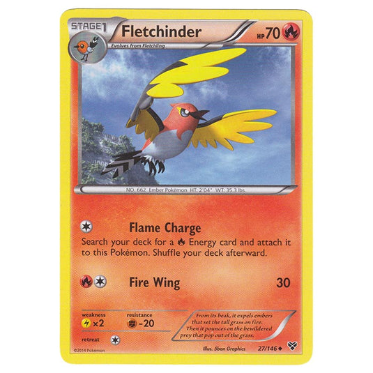 Pokemon - XY Base Set - Fletchinder - 27/146