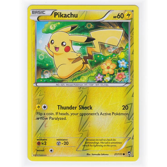 Pokemon - XY Furious Fists - (Reverse Holo) - Pikachu - 27/111