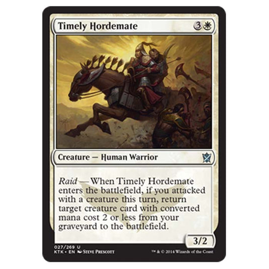 Magic the Gathering - Khans Of Tarkir - Timely Hordemate - 27/269