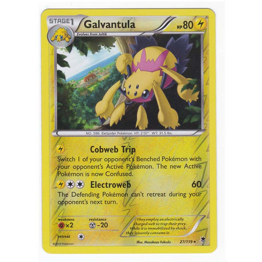 Pokemon - XY Phantom Forces - (Reverse Holo) - Galvantula - 27/119