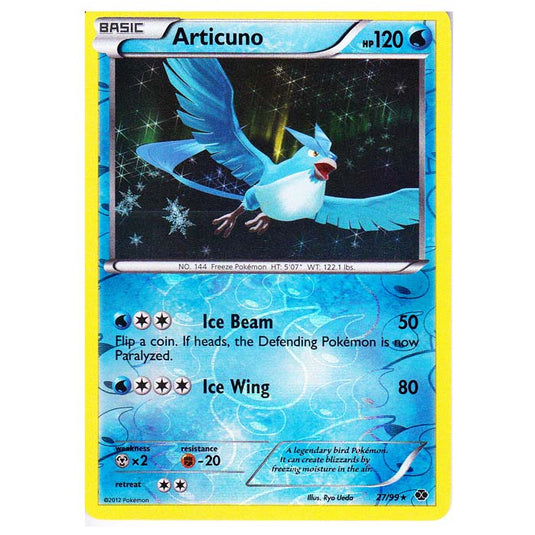 Pokemon - Black & White - Next Destinies - (Reverse Holo) Articuno 27/99