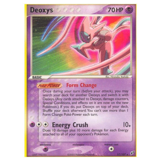 Pokemon - EX Deoxys - Deoxys - 017/107