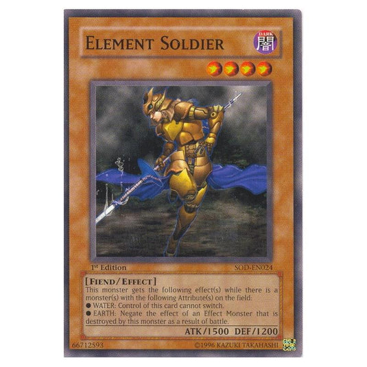 Yu-Gi-Oh! - Soul of the Duelist - Element Soldier (Common) SOD-EN024