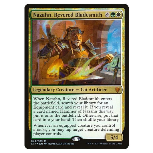 Magic The Gathering - Commander 2017 - Nazahn, Revered Bladesmith - 044/309