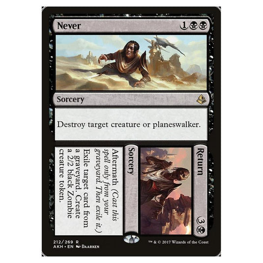 Magic the Gathering - Amonkhet - Never // Return - 212/269