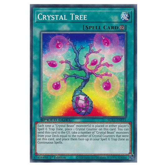 Yu-Gi-Oh! - Speed Duel GX - Duel Academy Box - Crystal Tree (Common) SGX1-ENF15