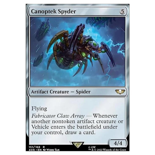 Magic The Gathering - Universes Beyond - Warhammer 40k - Canoptek Spyder - 151/168