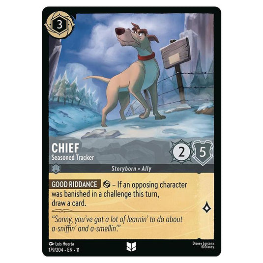 Lorcana - Winterspell - Chief - Seasoned Tracker (Uncommon) - 179/204