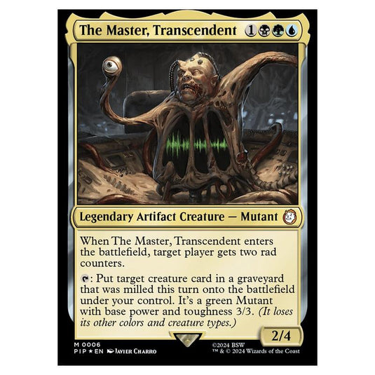 Magic The Gathering - Fallout - The Master, Transcendent - 6 (Foil)