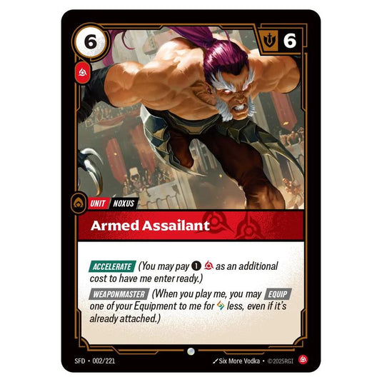 Riftbound: League of Legends TCG - Spiritforged - Armed Assailant - 002/221