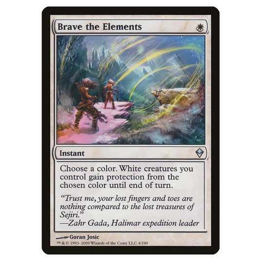 Magic The Gathering - Zendikar - Brave The Elements - 4/249
