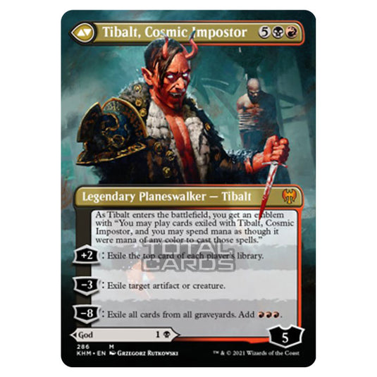 Magic The Gathering - Kaldheim - Valki, God of Lies // Tibalt, Cosmic Impostor - 286/285