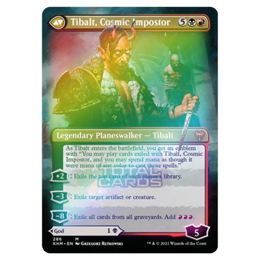 Magic The Gathering - Kaldheim - Valki, God of Lies // Tibalt, Cosmic Impostor - 286/285 (Foil)