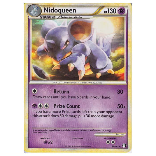 Pokemon - HGSS - Triumphant - Nidoqueen 28/102