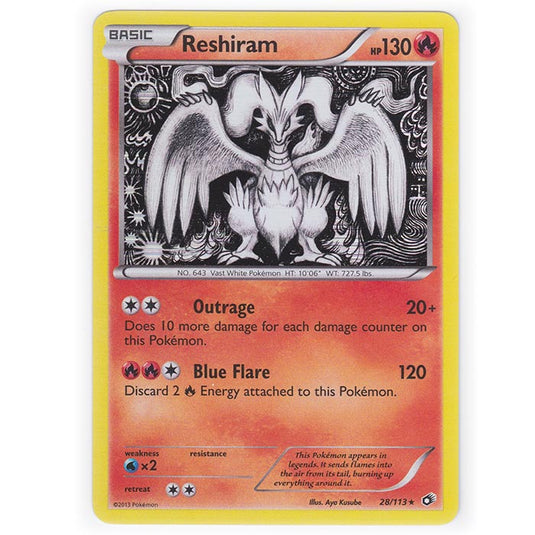 Pokemon - Black & White - Legendary Treasures - Reshiram - 28/113