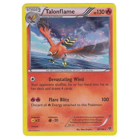 Pokemon - XY Base Set - Talonflame - 28/146