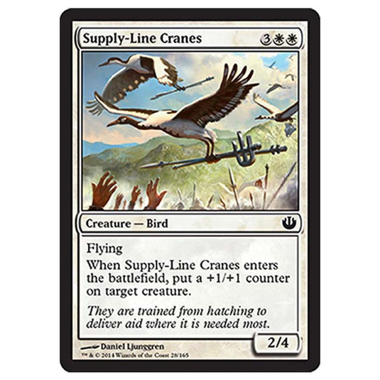 Magic the Gathering - Journey into Nyx - Supply-Line Cranes - 28/165